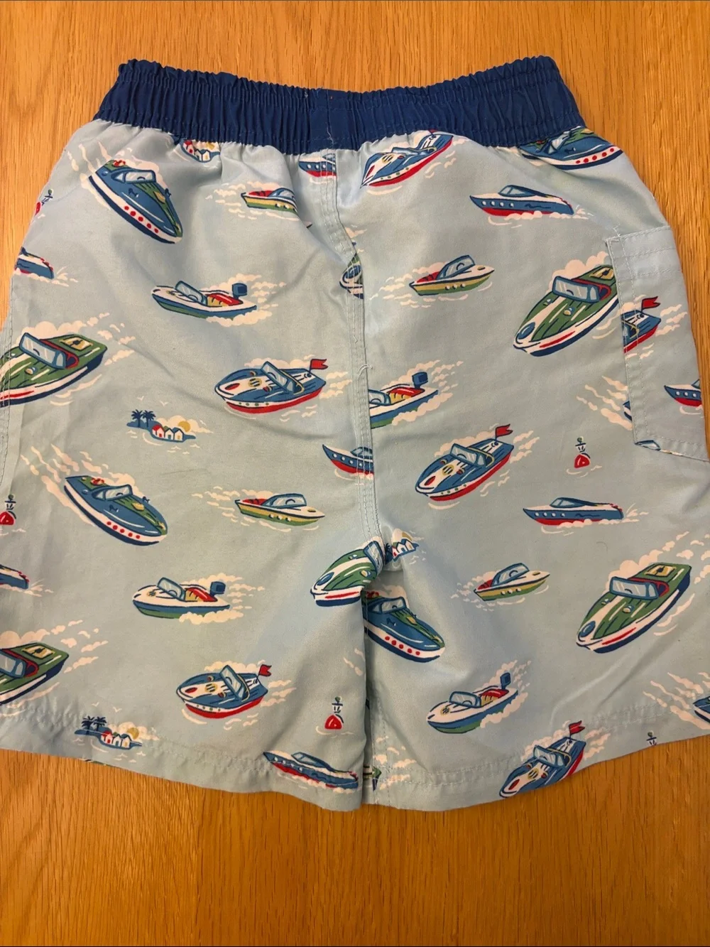 Cath Kidston Boys' Camouflage & Boat Print Swim Shorts - 2 pairs - size 4-5 yrs